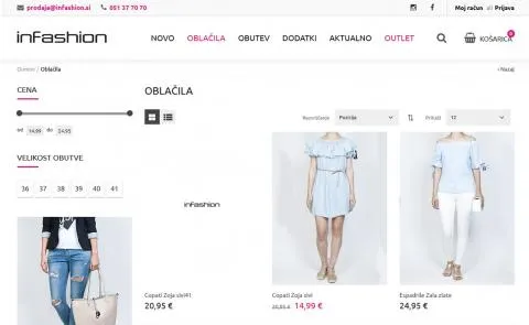 InFashion - katalog artiklov
