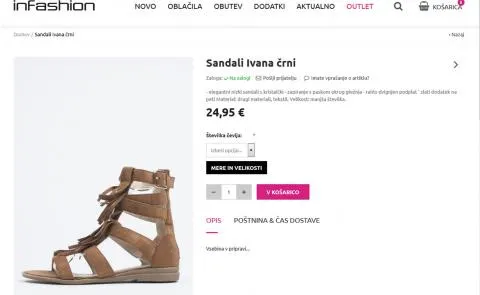 InFashion - stran artikla