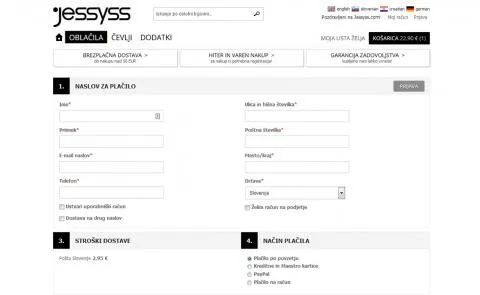 Jessyss zaključek nakupa