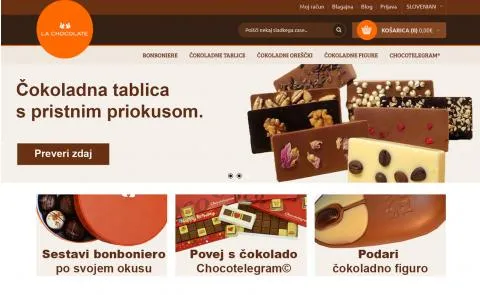 La Chocolate vstopna stran