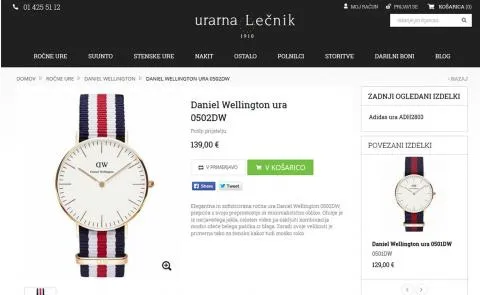 Urarna Lečnik - stran artikla