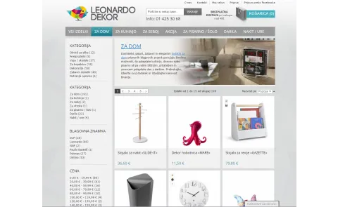 Leonardo Dekor - katalog s seznamom artiklov