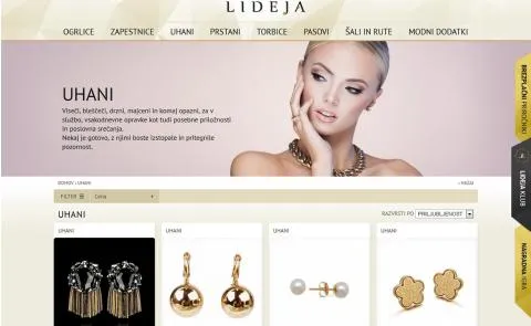 Lideja vstopna stran