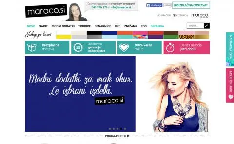 Maraco vstopna stran