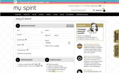 My Spirit zaključek nakupa