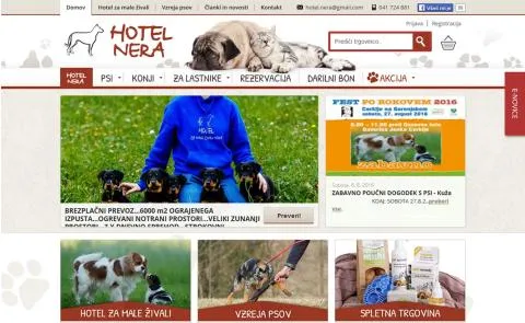 Hotel Nera vstopna stran