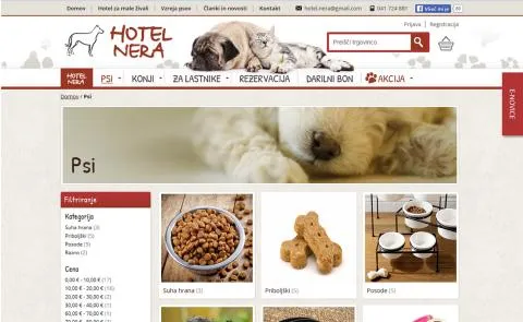Hotel Nera katalog artiklov
