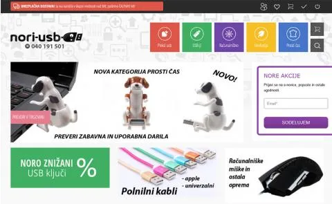 Nori-usb vstopna stran