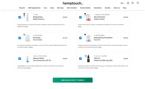 Product set selection