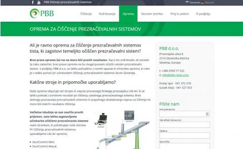 PBB, popravilo in storitve d.o.o. - predstavitev storitev