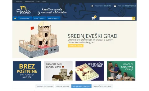 Pinokio vstopna stran