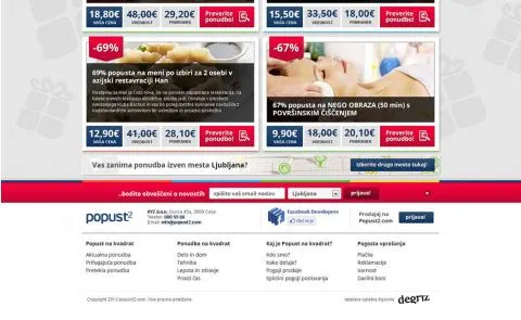 Popust na 2 vstopna stran