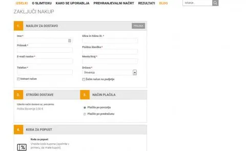Slimtox zaključek nakupa