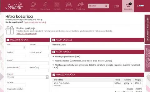 Svilanit zaključek nakupa