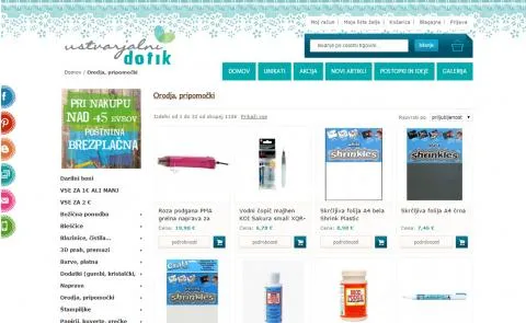 Ustvarjalnidotik.si - katalog artiklov