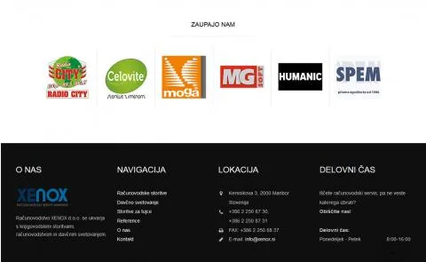 Xenox vstopna stran