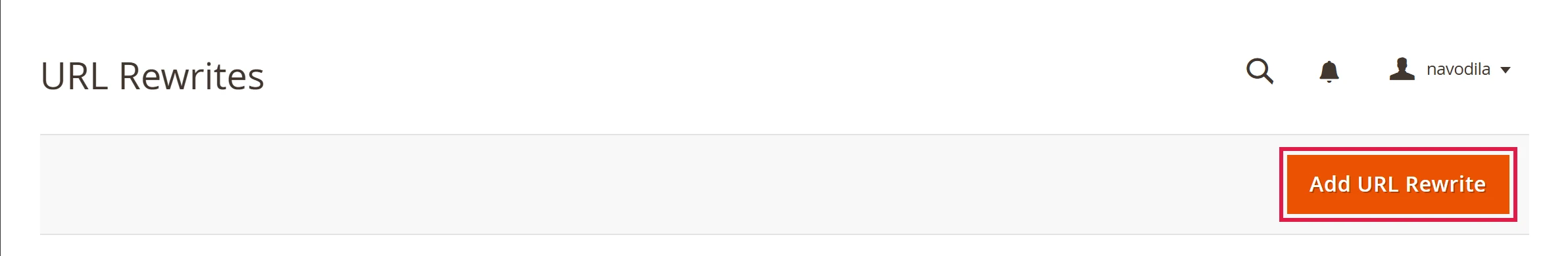 The URL Rewrites list with the Add URL Rewrite button