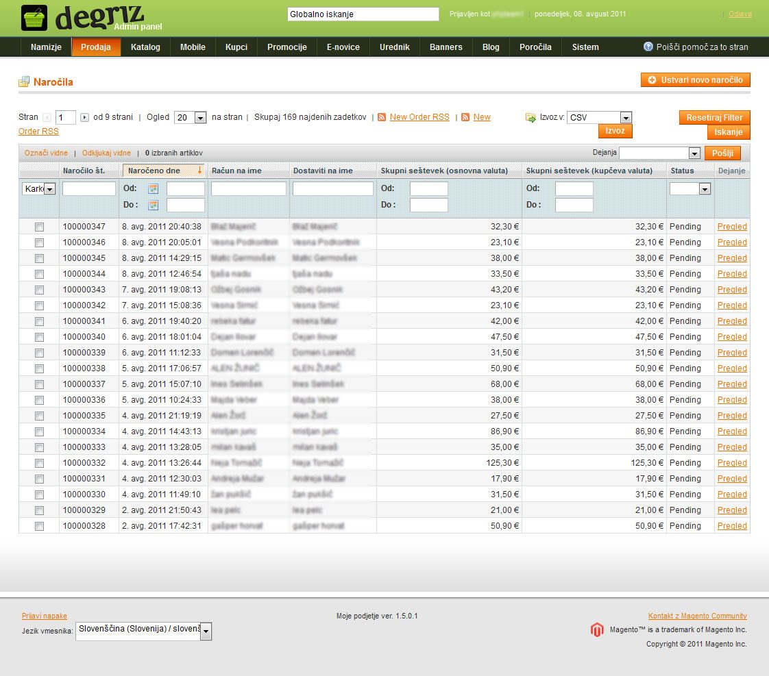 rent an online store