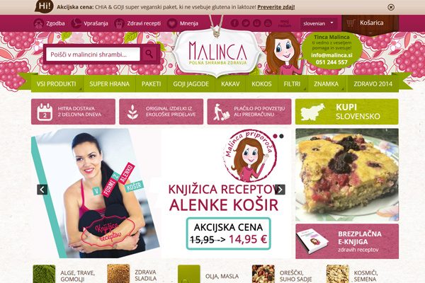 eklo spletna trgovina z zdravo prehrano