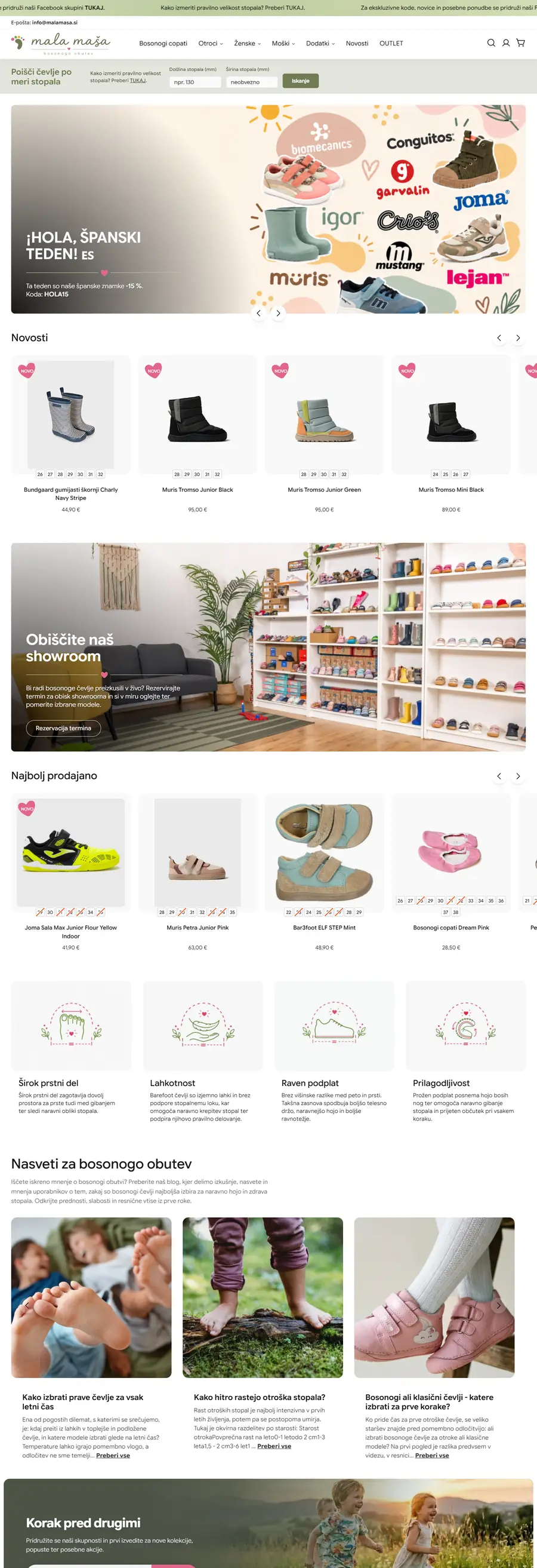 Mala Maša online store