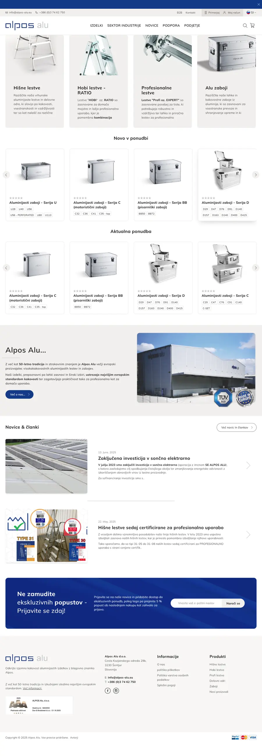 Alpos Alu online store