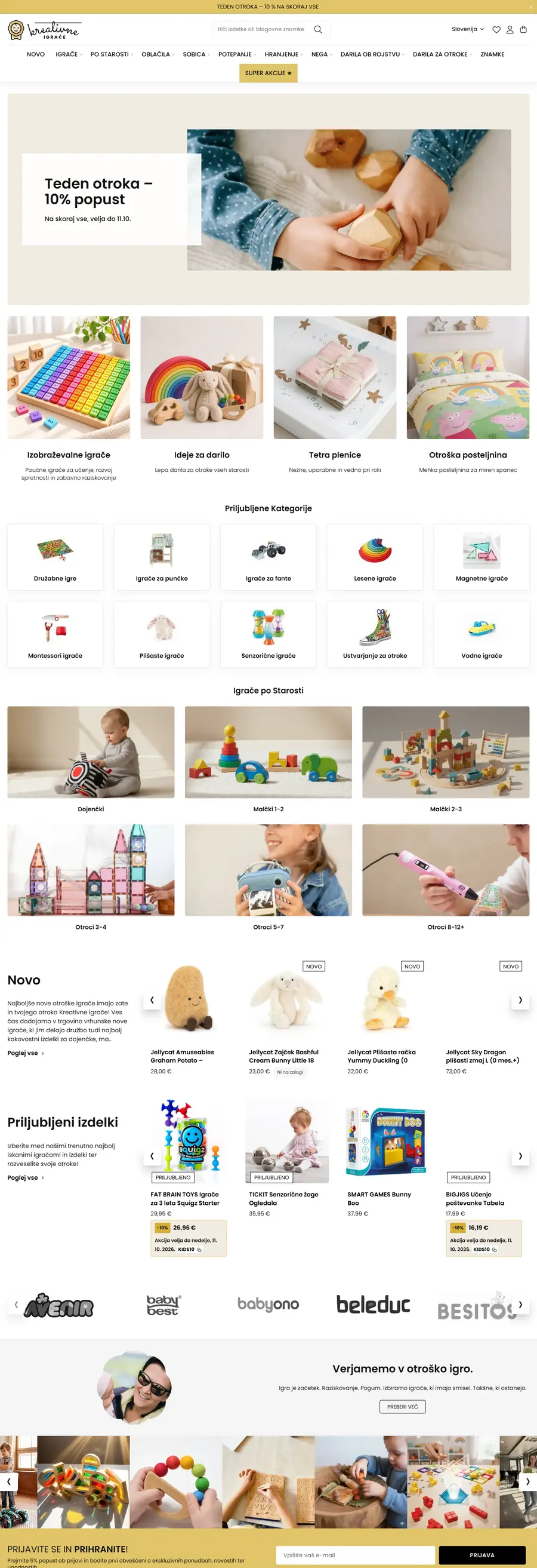 Kreativne igrače online store