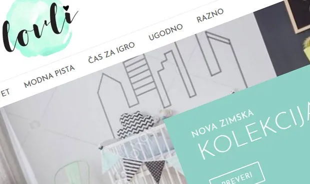 Sale of the online store Lovli.si