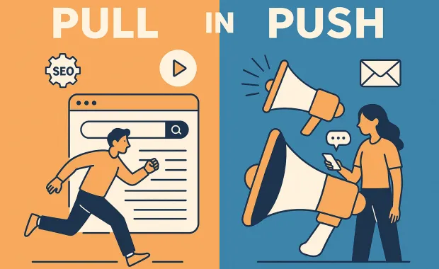 The difference between pull and push advertising: A comprehensive guide to digital success