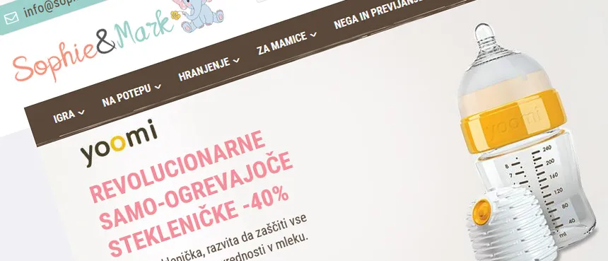Sale of the online store sophie-mark.si