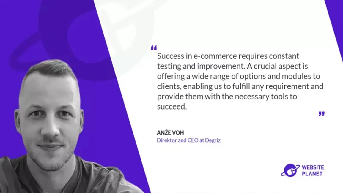 Interview: From web developer to e-commerce leader: Anže's journey with Degriz